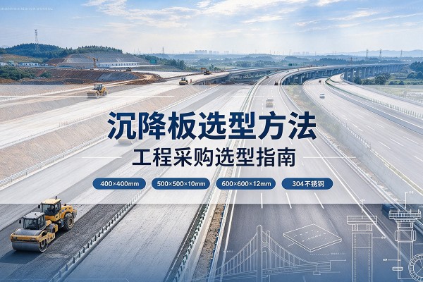 商都沉降板选择方法